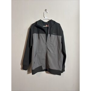 EUC MEN’S SIMMS FISHING POLYESTER ROGUE JACKET ZIP UP SIZE LARGE FLEECE LINED